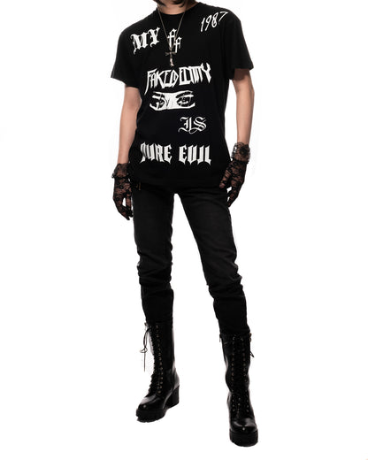 Black t-shirt Pure Evil