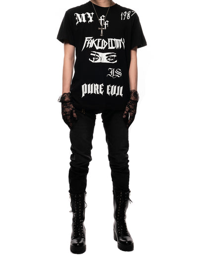 Black t-shirt Pure Evil