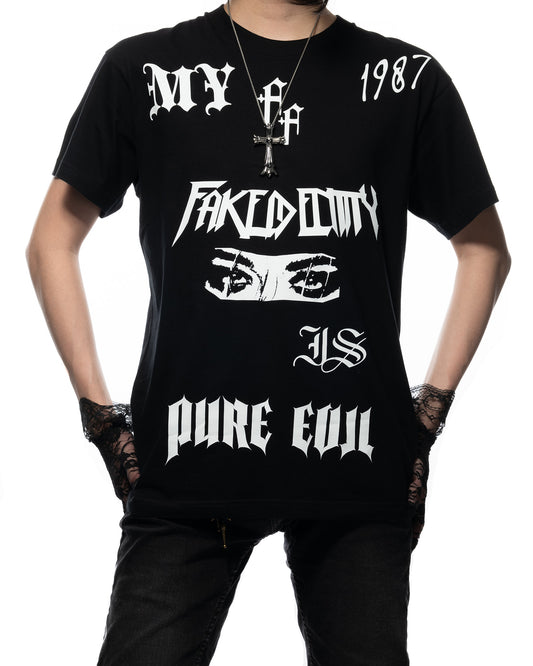 Black t-shirt Pure Evil